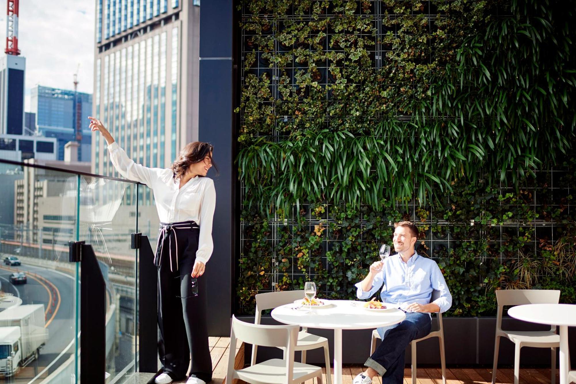 The Gate Hotel Tokyo By Hulic Zewnętrze zdjęcie Green wall