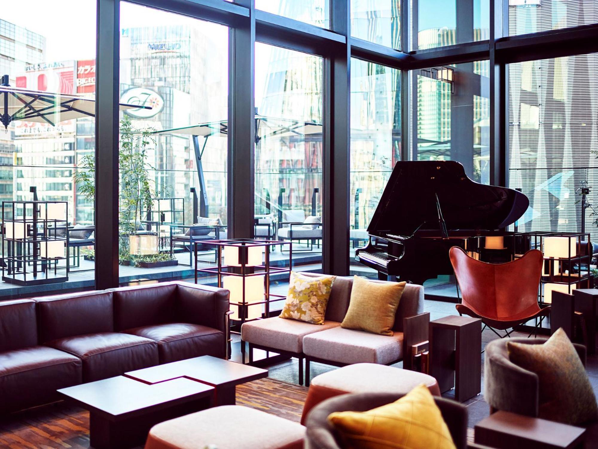 The Gate Hotel Tokyo By Hulic Zewnętrze zdjęcie The lounge at the hotel